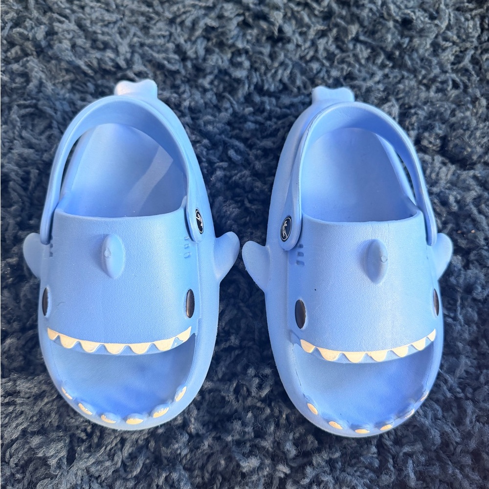 Blue Shark Kids Clogs
